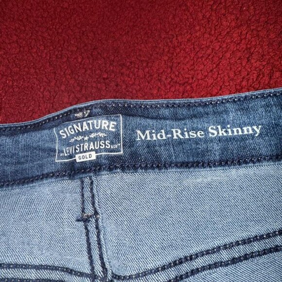 Levi's Signature Mid-rise skinny jeans 14 petite - Picture 3 of 4